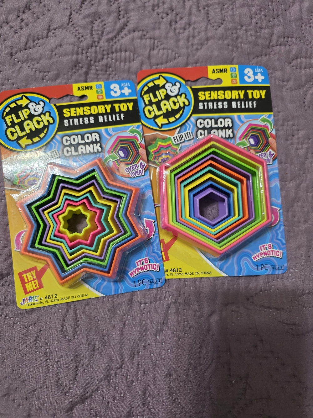Sensory Color Clank Kids Toy - Multicolor - Set Of 2